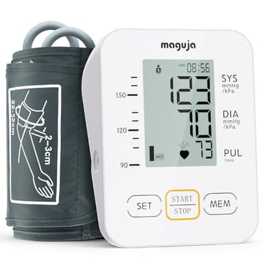 Blood Pressure Monitor, maguja Blood Pressure Monitors for Home Use, Automatic Digital Upper Arm BP Machine with Blood Pressure Cuff, 2 Users