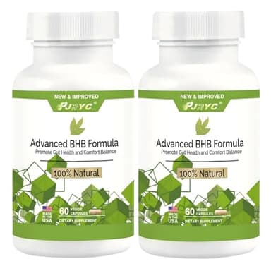 Lipo Zerm Advanced BHB Capsules – Premium Support for Healthy Metabolism & Digestive Comfort – Natural Formula for Active Lifestyle, Vegan, Non-GMO – 120 Capsules (2 Pack)