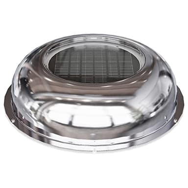 ECO-WORTHY Solar Powered Attic Fan Solar Venting Stainless Steel Solar Roof Fan Vent, Waterproof