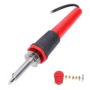40W Electric Soldering Iron Set with Multiple Soldering Iron Tips Wood Burning Pen Engraving Carving Pyrography Tool(110V US PLUG) Electrician and Electronic Tools Soldering Iron