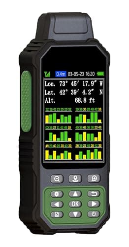 ZL190PLUS Land Surveying Equipment, Handheld GPS for Surveying with 3.2 Inch Color Screen, Multi-GNSS Support, 7 Measuring Models for Measuring Land Area, Length,Slope and Save Coordinates Points