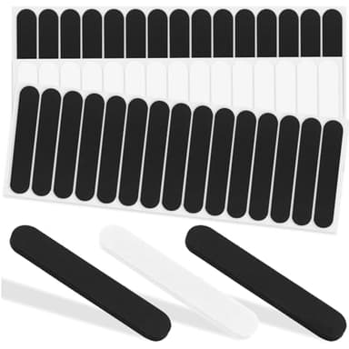 45PCS Hat Size Tape, Hat Size Reducer, Foam Reducing Tape for Hats Caps Sweatband(Black and White)