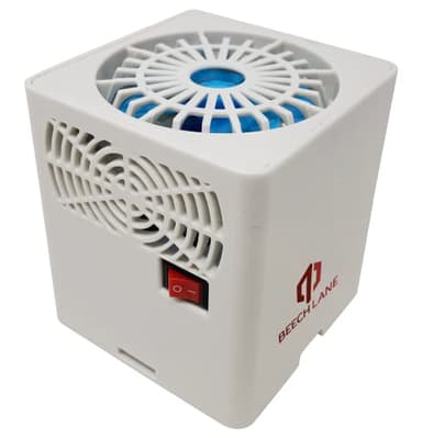 Beech Lane RV Fridge Fan, Patented, High Power 3,000 RPM Motor, Easy On and Off Switch, Multiple Side Vents Increase Airflow, Durable Construction, Efficiently Cools Refrigerator (Natural)
