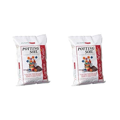 Michigan Peat Garden Magic All Purpose Potting Soil for Lawns, Gardens, and Raised Planting Beds with Reed Sedge, Peat, and Sand, 20 Pounds (2 Pack)