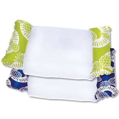 Waterlife 4-in-1 Pool Hammock 2-Pack, Inflatable Pool Chair Float, Water Hammock (Saddle, Lounge Chair, Hammock, Drifter), Navy Blue and Green