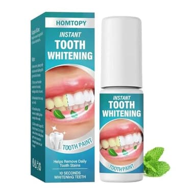 Geynaw Tooth Paint, Instant Teeth Whitening Kit, White Gel Paint, Fast Shiny Teeth