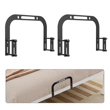 YUOROS Mattress Slide Stopper, Non Slip Mattress Gripper for Metal Bed Frame, Holder Retainer Bar to Keep Mattresses Topper from Sliding