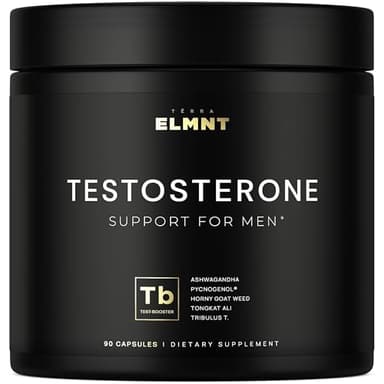 21,800mg Testosterone Booster for Men 8X Strength w. Ashwagandha, Tongkat Ali, Pycnogenol, Tribulus - Total T Testosterone Supplement for Men Male Enhancing Libido Test Booster + Muscle Builder Pills