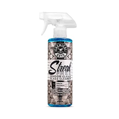Chemical Guys Streak Free Glass and Window Cleaner - Works on Glass, Windows, Mirrors, and Screens, Ammonia-Free and Safe on Tinted Windows, for Cars, Trucks, SUVs, and Home Use - 16 oz