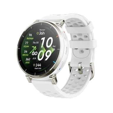 Amazfit Active 3 Premium GPS Running Smart Watch, 1.32" AMOLED Sapphire Display, 12-Day Battery, 4GB Storage, Offline Maps, 170+ Workout Modes, 5 ATM, Heart Rate & Fitness Tracker for Android & iPhone