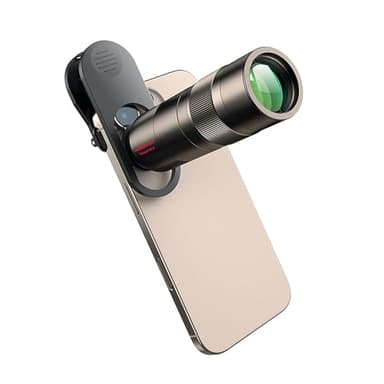 COSULAN 400mm Telephoto Lens for iPhone & Android – HD Phone Telescope with FMC 7-Layer Optical Coating, Universal Clip, Eyepiece & Carrying Case for Wildlife, Sports & Travel