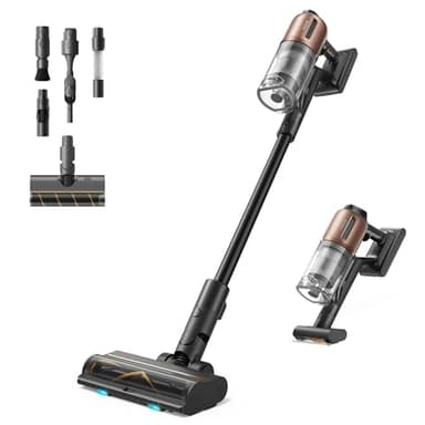 DREAME Z20 Cordless Vacuum Cleaner, Smart Vacuum Cleaner with 250AW Powerful Suction, Up to 90 Minutes Runtime, Versatile for All Surfaces, Handheld Feature for Hard Floors, Carpets & Sofas