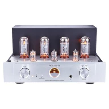 WILLSENTON R200 5881x4 Tube Amplifier Integrated Amplifier Headphones amp (Silver)