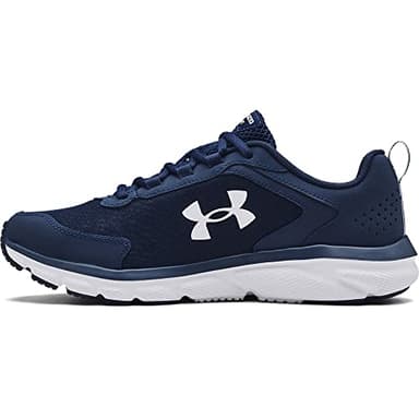 Under Armour Men's Charged Assert 9 Running Shoe, Academy Blue (400)/White, 13 M US