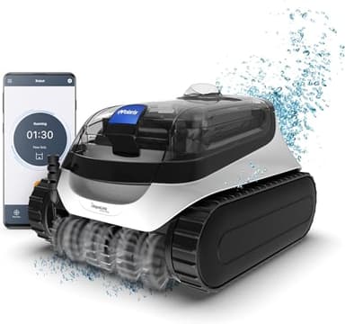 Polaris PCX 868 iQ Smart Robotic Pool Cleaner for In-Ground Pools up to 50ft, Smart App Control, Large Filter Canister, and Easy Lift Removal System