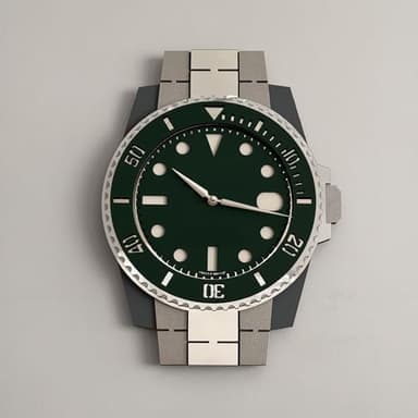 goodtime Silent Wooden Wall Clock – Modern Minimalist Design, Non-Ticking Decorative Large Analog Wall Clock for Living Room & Gift