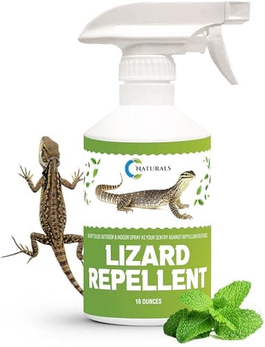 All-Natural Lizard & Gecko Repellent Spray (Outdoor/Indoor) – Reptile Deterrent for Homes, Gardens, Patios 16 OZ