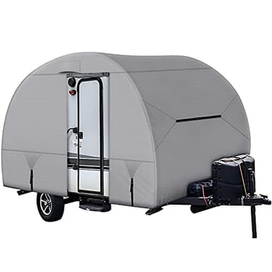 Leader Accessories Travel Trailer RV Cover, Fits R-Pod Models RP-171, RP-172, RP-176, RP-176T, RP-177 (Model 2 - Up to 16'2"L)