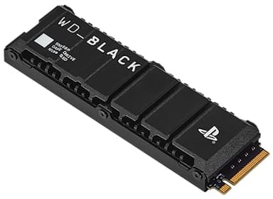WD_BLACK 4TB SN850P NVMe M.2 SSD Officially Licensed Storage Expansion for PS5 Consoles, up to 7,300MB/s, with heatsink - WDBBYV0040BNC-WRSN,Black