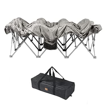 Naturehike CosyWild 2 Person Camping Cot Frame Only, Air Mattress Not Included, Folding Full Size Camping Bed Frame with Side Pocket and Carry Bag
