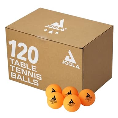 JOOLA Training 3 Star Table Tennis Balls 12, 60, or 120 Pack - 40+mm Regulation Bulk Ping Pong Balls for Competition and Recreational Play - Fun as a Cat Toy - Indoor and Outdoor Compatible