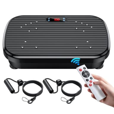 PUREROYI Vibration Plate Exercise Machine, Vibration Plate for Lymphatic Drainage 330 Lbs Capacity Whole Body Vibration Platform Machines Helps Weight Loss Shaping Toning Wellness Home Gyms Office