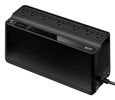 APC UPS Battery Backup & Surge Protector, 600VA Backup Battery Power Supply, BE600M1 Back-UPS with USB Charger Port