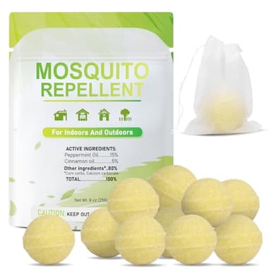 Mosquito Repellent Outdoor Patio, Mosquitoes Repellent Outdoor Powerful, Patio Mosquito Repellent Outdoor Mosquito Trap for Yard, Camping, Child&Pets Friendly 10 Pack