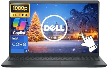 Dell Touchscreen 15.6" FHD Business Laptop Computer, Intel Core i7-1355U 10-Core Processor, 64GB RAM 2TB SSD, Windows 11 Laptop with AI Copilot Ready, Numeric Keypad, Carbon Black