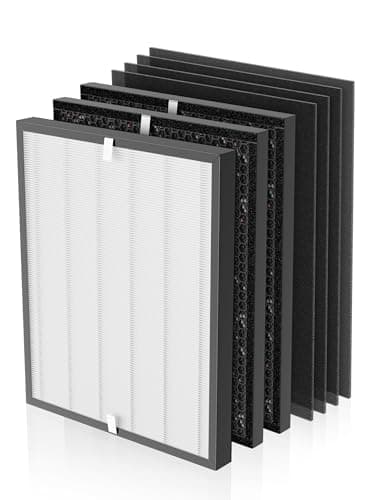 Airloria 3000 Replacement Filter Compatible with Air Doctor 3000 Air Purifier, 1 Premium Filter + 2 Activated Carbon Filters + 4 Pre-Filters,Incompatible with AD3500