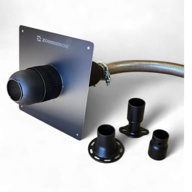 Zombiebox Portable Generator Exhaust Extension Silencer Kit | Exhaust Extension System | 3 Adapters Included | Reduced Noise | High Efficiency | Compatible with ALL Portable & Backup Generators