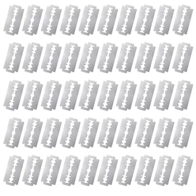 50 PCS Bread Lame Blades Refill - Surgical Grade Stainless Steel Bread Scoring Blades for Sourdough Baking, Ultra Sharp Replacement Razor Blade, French Dough Bread Lame Razors Knife for Sourdough Bake