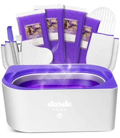 ELLA BELLA® Paraffin Wax Machine for Hand & Feet • Parafin Wax Warmer • Everything in One Kit – Paraffin Wax Refills, Mitts & Booties • Soothing Relief with Parrafin Hot Wax • Home Paraffin Wax Bath