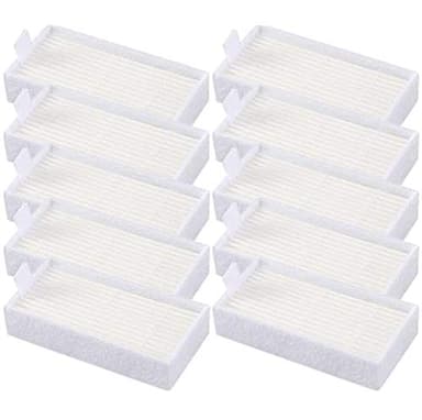 10pcs HEPA Filters Replacement for ILIFE V3s V3s pro V5 V5s V5s Pro V5s Pro 2 V5s Plus Noisz S5 Robotic Vacuum Cleaner ILIFE V3s pro Filters ILIFE Robot Vacuum Filter