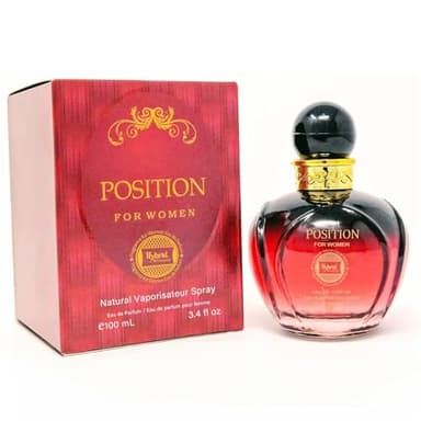 Hybrid & Company Position for Women Eau De Parfum Natural Spray Sensual Scent, 3.4 Fl Oz