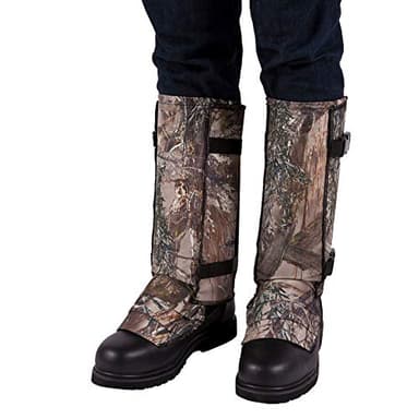 CrackShot Men's Snake Bite Proof Guardz Gaiters, Mossy Oak Break Up Country, Large