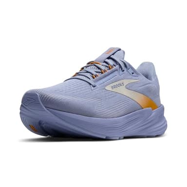 Brooks Women’s Revel 8 Neutral Running & Walking Shoe - Blue Heron/Coconut/Orange - 7.5 Medium
