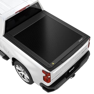 Bestwyll Retractable Hard Tonneau Cover for 2014–2026 Chevy Silverado 1500 & GMC Sierra 1500 Short Bed 5.8 Ft (70”) | Spring-Loaded | Dual T-Slot | Not Compatible with Sierra EV | BY44 |