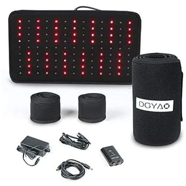 Red Light & Near Infrared Therapy Wrap FDA Cleared Led Light Therapy Back Pain Relief Device Wearable Deep Penetrating Pad Relief for Joints Knee Pain