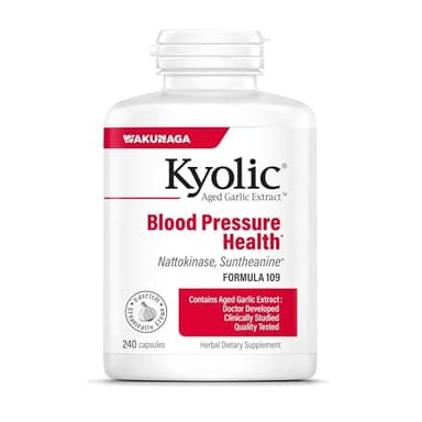 Kyolic Aged Garlic Extract Formula 109, Blood Pressure Health*, 240 Capsules