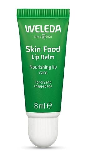 Weleda Skin Food Lip Butter, 0.27 Ounce, Plant Rich Moisturizing Lip Care with Sunflower Seed Oil, Chamomile and Calendula