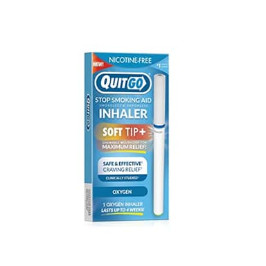 Stop Smoking, Smokeless Inhaler with Soft Tip Chewable Mouth Grip for Maximum Relief, Oral Fixation Support, Clinically Studied, Oxygen Inhaler Quit Smoking Aid (Oxygen Inhaler, 1 Pack)
