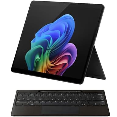Microsoft Surface Pro 11 Snapdragon X Elite Laptop/Tablet (2024), 13" OLED Touchscreen Display, 16GB/1TB, Windows 11 Copilot + PC Bundle with Surface Pro Keyboard, Black
