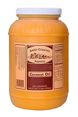 Amish Country Popcorn | Coconut Oil - 1 Gallon | Old Fashioned, Non-GMO and Gluten Free (1 Gallon)