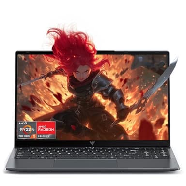 Gaming Laptop with AMD Ryzen 7430U Processor(Up to 4.3GHz),AMD Radeon RX Vega 7,16GB DDR4 512GB NVMe SSD, Wi-Fi 6,Type-C,15.6" Full HD IPS Display,54.72WhBattery,Windows 11 Computer for Vedio Editing