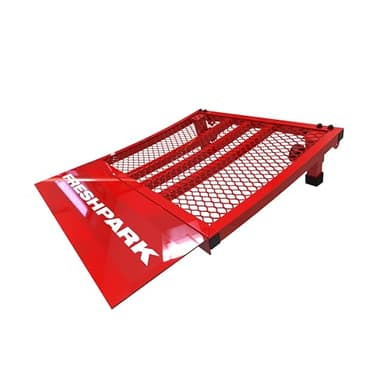 Freshpark Jump Ramp – Portable Bike Launch Ramp for BMX, MTB, RC Cars, Scooters & Skateboards – Steel Kicker Ramp – 300 lb Capacity – 47" x 24" x 16"