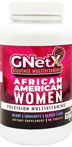 GNetX Sequence Multivitamins for African American Women - Powerful Formula with Vitamin C, Zinc, and Vitamin D for Immune Support and Heart Health