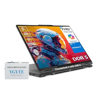 Lenovo Yoga 7i 2 in 1 Laptop Touchscreen, 16" FHD+ 360 Foldable Touch Screen Convertible, Intel Core Ultra 7, Windows 11, 16GB DDR5 RAM 1TB SSD|Backlit|Fingerprint|YGYTEaccessory