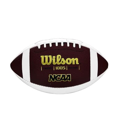 WILSON NCAA Autograph Football - Official Size, Brown/White