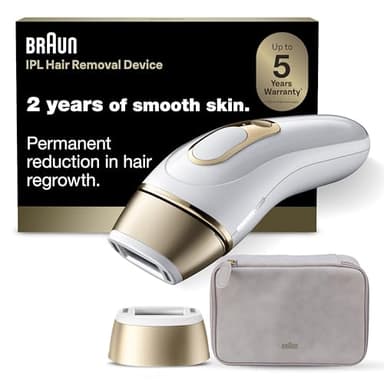 Braun IPL, Silk·Expert Pro 5, IPL Hair Removal for Women and Men, Permanent Laser Hair Reduction At-Home, 1 Head, IPL5100